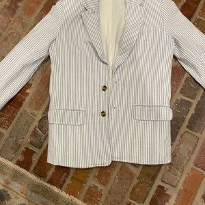 Boys Seersucker Coat